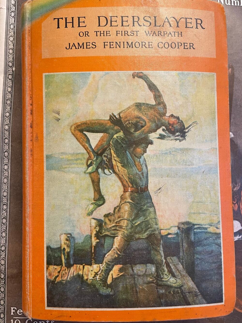 1926 The Deerslayer James Fenimore Cooper Illustrated Hardcover Color Plates